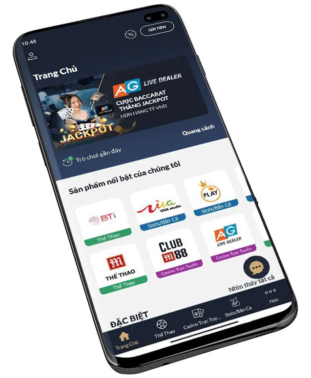 Nạp và rút tiền Daga68 Android